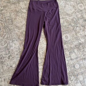 Aerie Offline Purple Wide Leg Yoga Pants